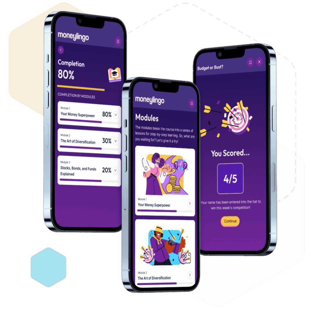 Financial Advisors Moneylingo Trust Fund Locked to Lessons Home screen@2x