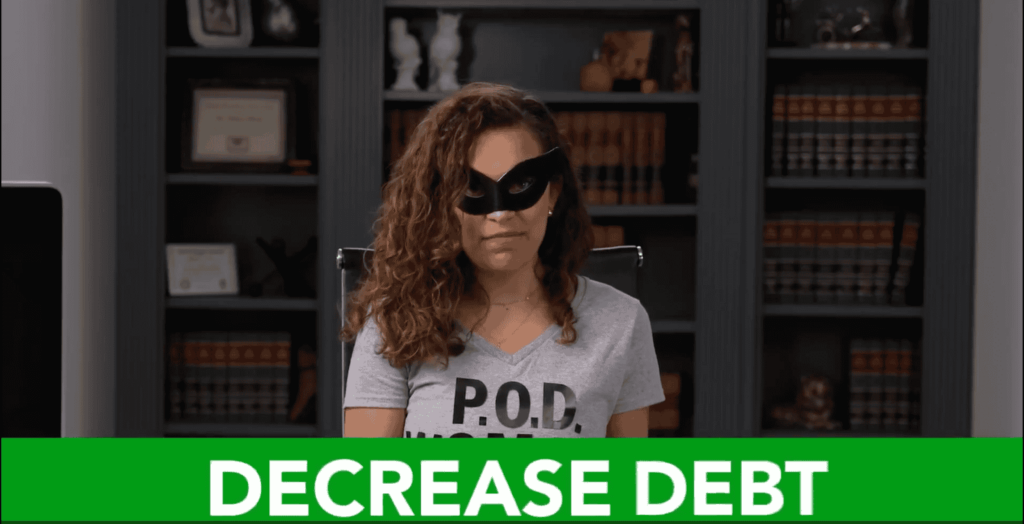 decrease debt lesson