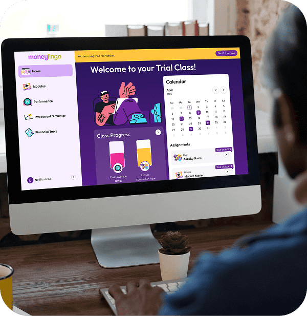 free trial screen mockup 600w