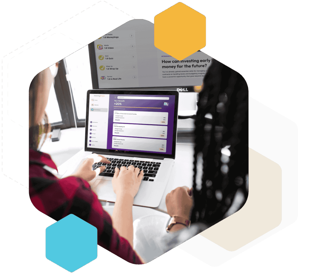 students using goalsetter classroom